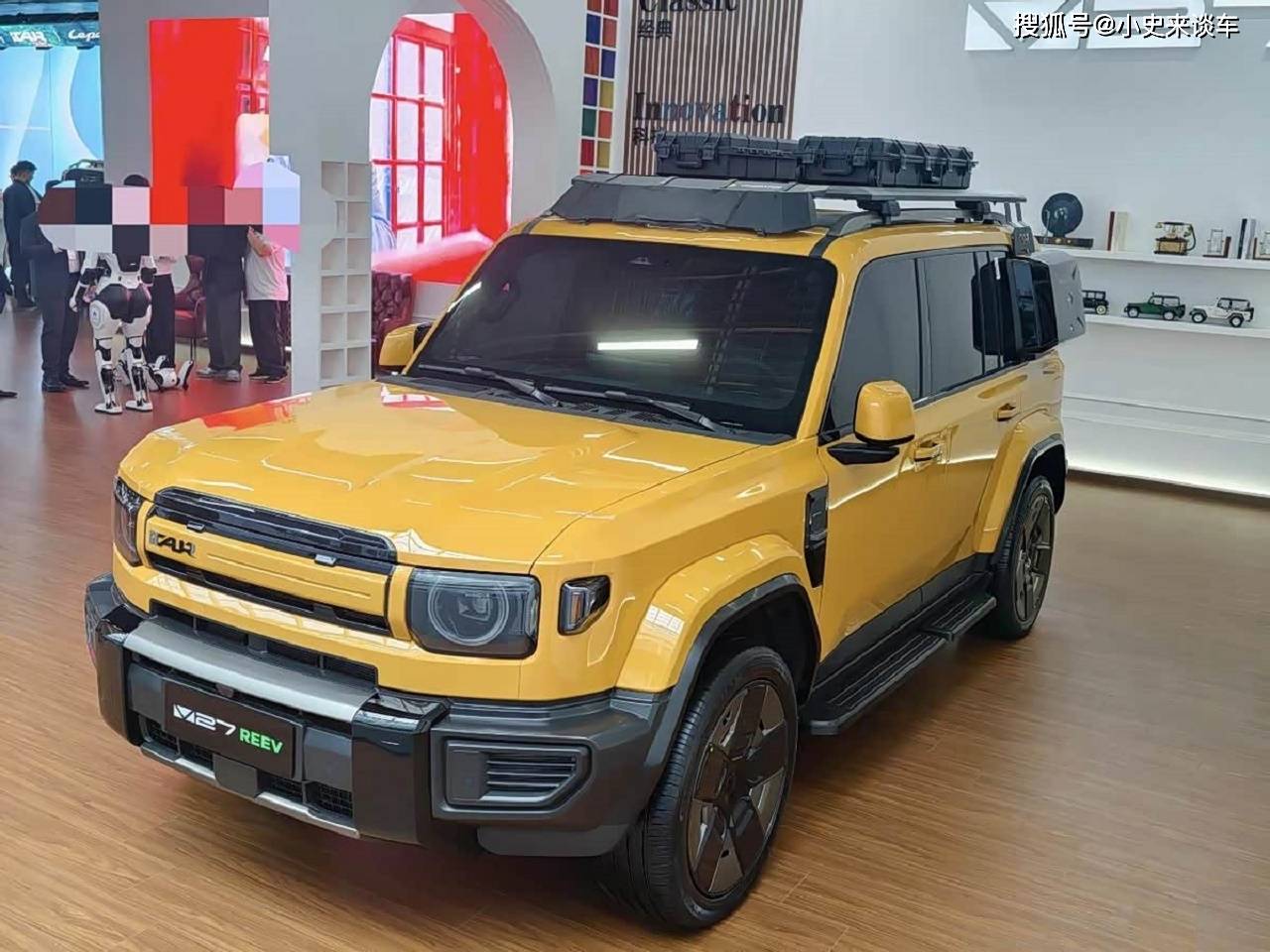 车亮相！硬朗越野外观车长超5米配四驱AG真人百家乐国产增程版“卫士”实(图2)